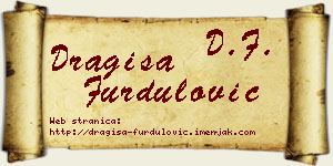 Dragiša Furdulović vizit kartica